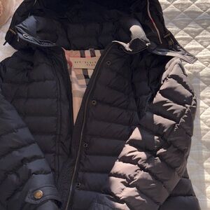 Burberry Women's Navy Puffer Jacket
